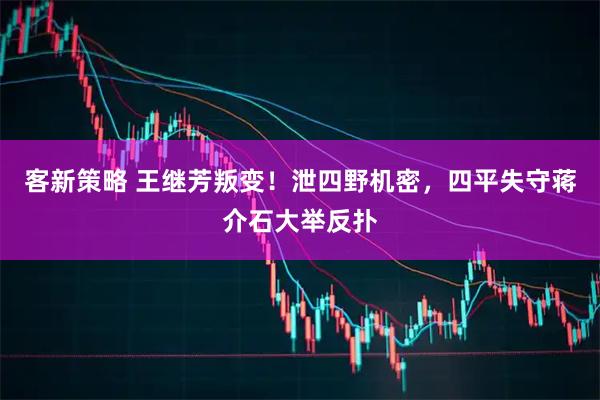 客新策略 王继芳叛变！泄四野机密，四平失守蒋介石大举反扑